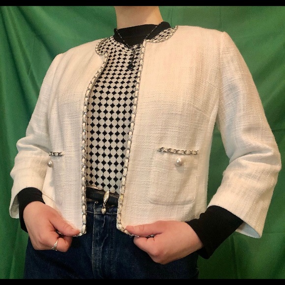 Karl Lagerfeld Tweet Blazer - Picture 2 of 4